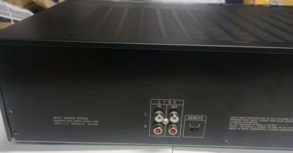 Sony TC-WR710 Dual Cassette Player Full Logic HX Pro . Needs work