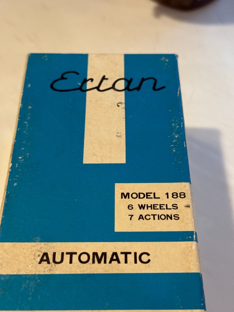 Ertan Model 188 Automatic Numbering Machine 6 WHEELS 7 ACTIONS,INSTRUCTIONS