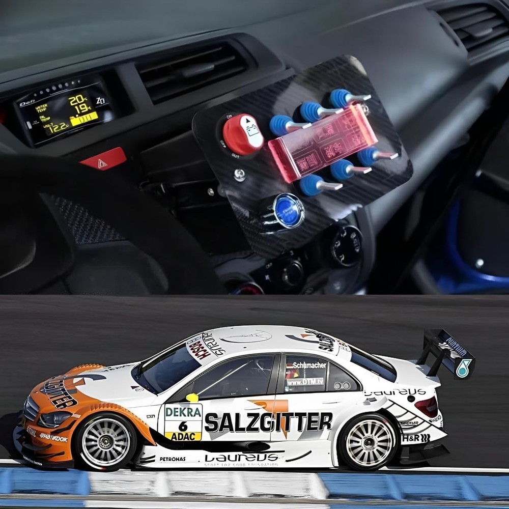 Start Switch 12v DC 50A Blue Car Start Engine Button Stater，Jtron Push Button...