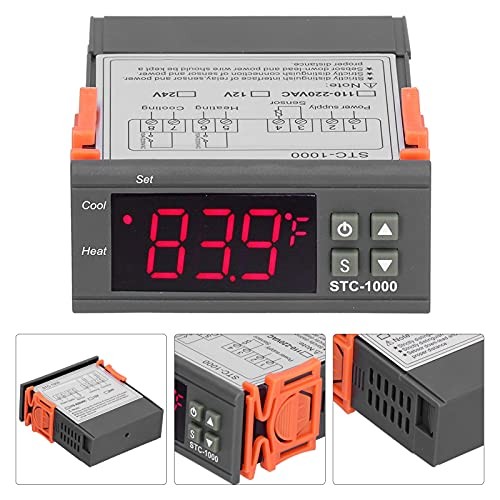 Digital Temperature Controller, -1000 Cooling and Heating Temperature 12V