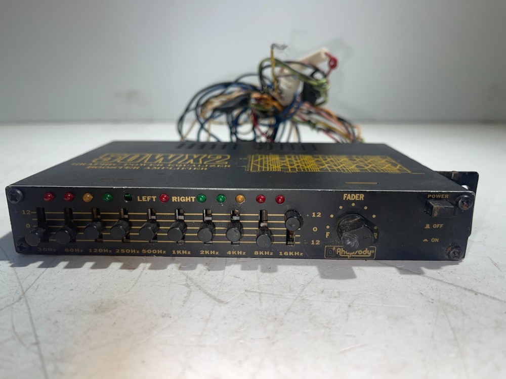 AI Rhapsody Graphic Power Equalizer Booster Amplifier Model EQ-710