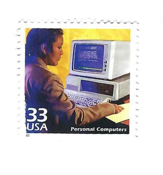 STAMP US SCOTT 3190n "Personal Computers" 33 CENT 2000 MNH