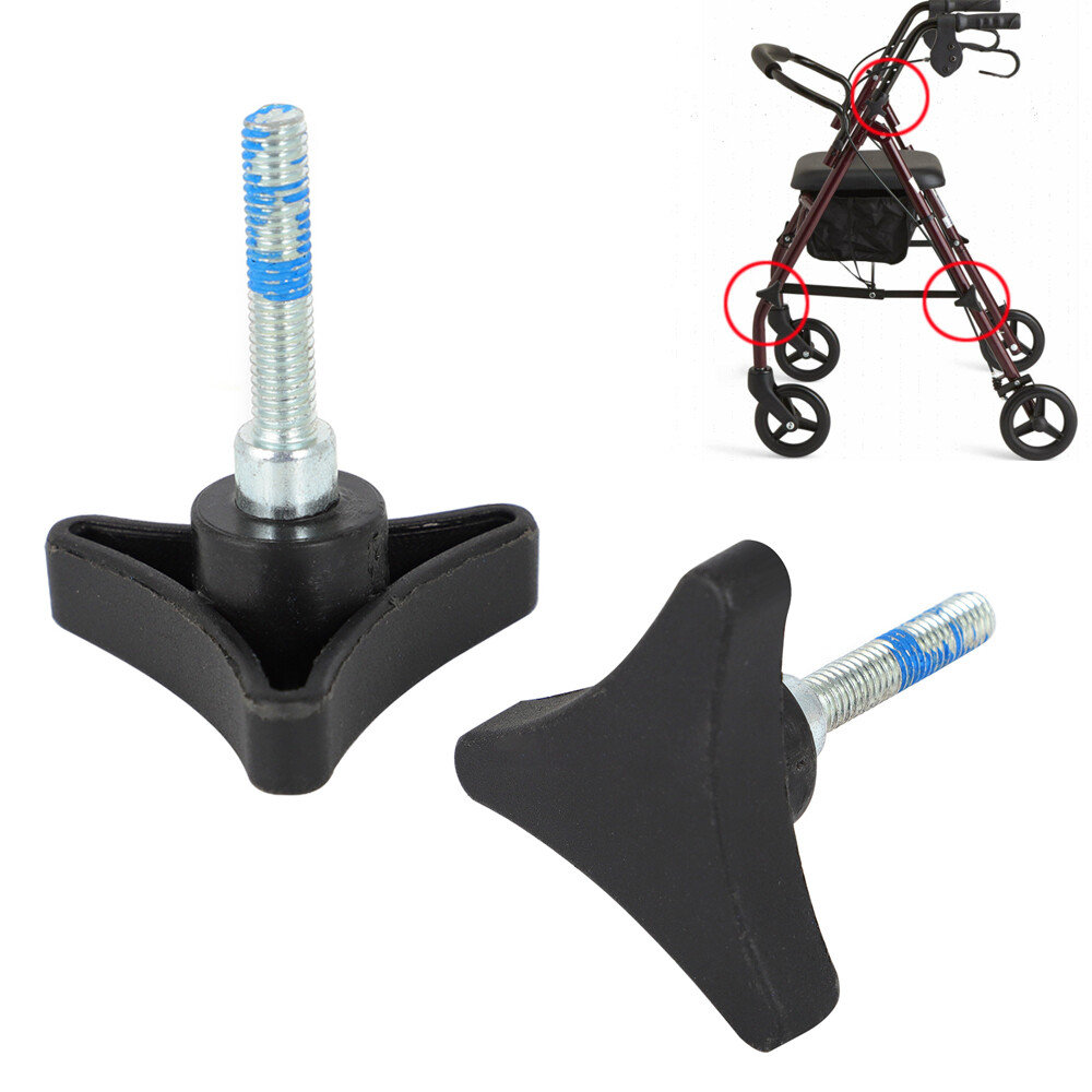 KNOB for WHEEL Assembly 2x Rollator Parts For Foldable Rolling Walker Rollator