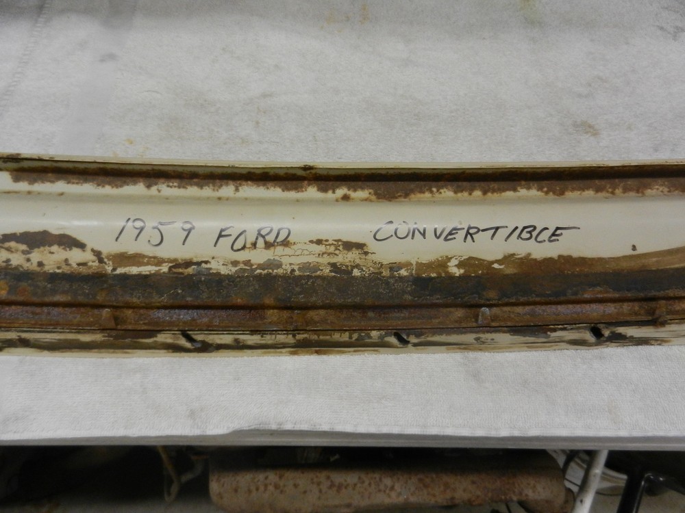1959 Ford Convertible Top Header ( nice condition )
