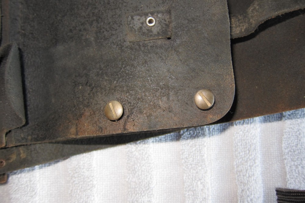 Antique Horse Leather Saddle Bag
