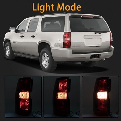Tail Light Assembly Compatible With Left Driver Side 2007-2014 Tahoe Suburban