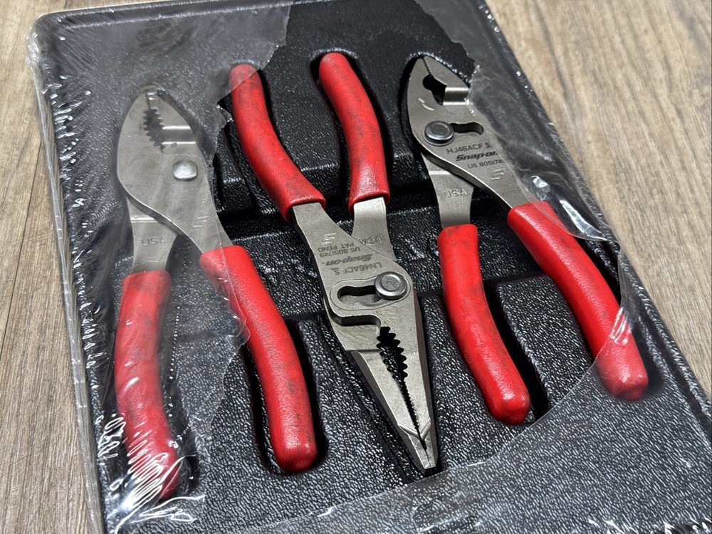 Snap On 3 Pc Plier Set - PL346ACF