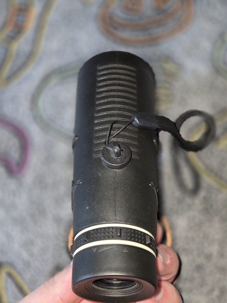 Monocular 12X50 With Pointer Lights & Mounting Bow Design USED No Lens Cap