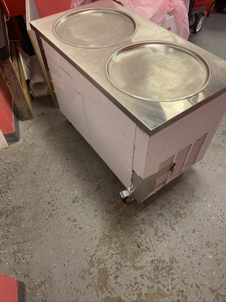 Vevor Double pan Rolled Ice Cream machine