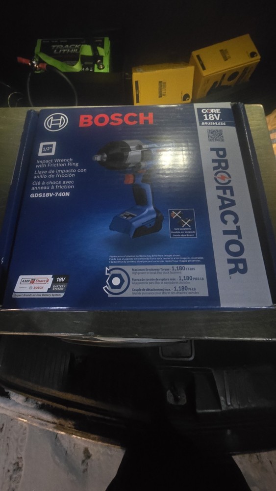 Bosch 1/2" Impact Driver GDS18v-740N