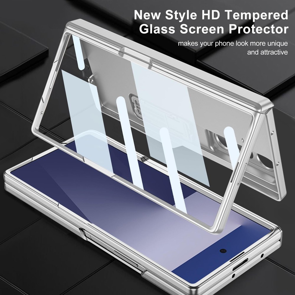 DOOTOO Samsung Galaxy Z Fold 7 Case Magnetic Hinge Coverage Protective Kickstand