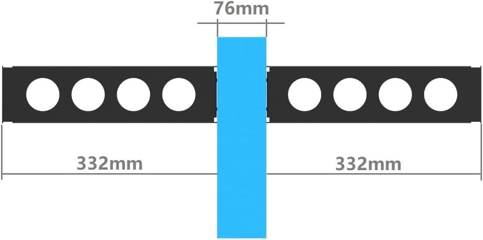 2U 2Post Server Rack Depth Extender Conversion Kit