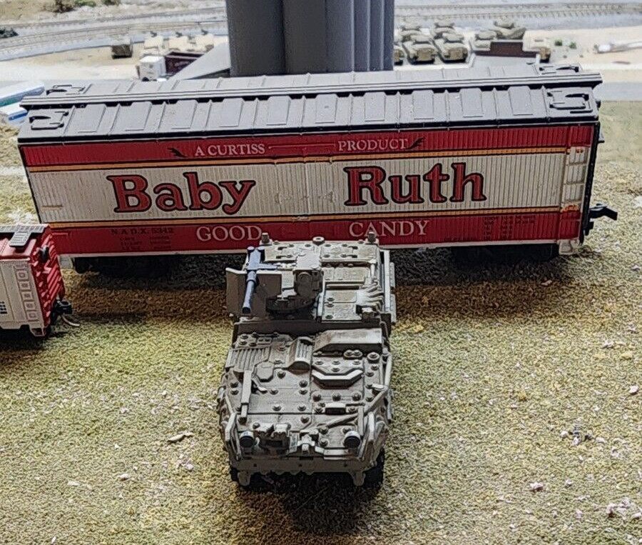 HO Scale 1:87 M1127 Stryker Reconnaissance Vehicle - .50 Cal - OD Green