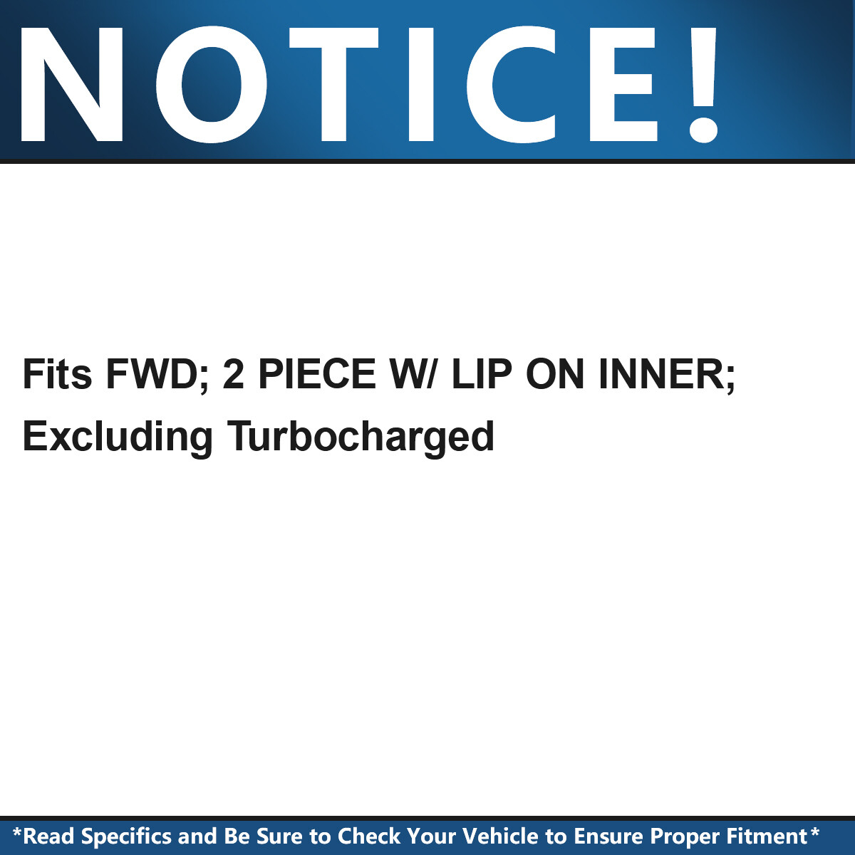 FWD Front CV Axle Shafts for Ford Flex Taurus X Lincoln MKS MKT Mercury Sable