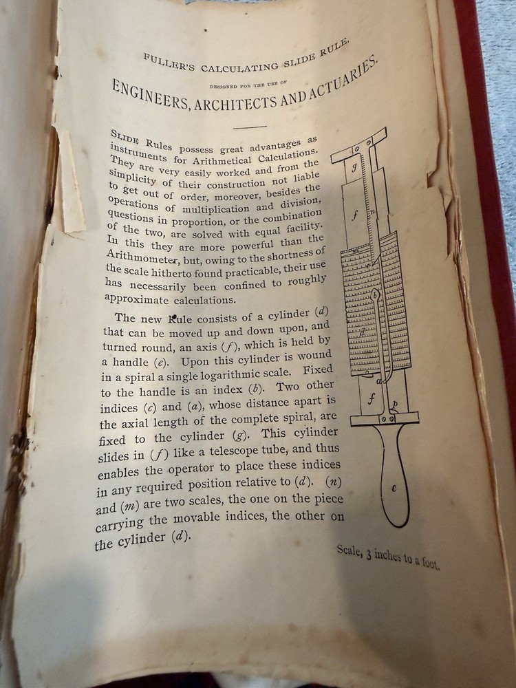 Fuller’s Cylindrical Slide Rule