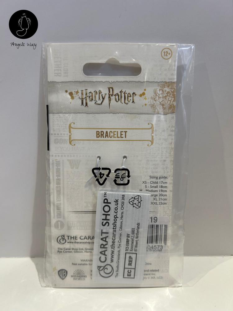 Official Harry Potter Silver Plated Charm Bracelet 19cm Medium