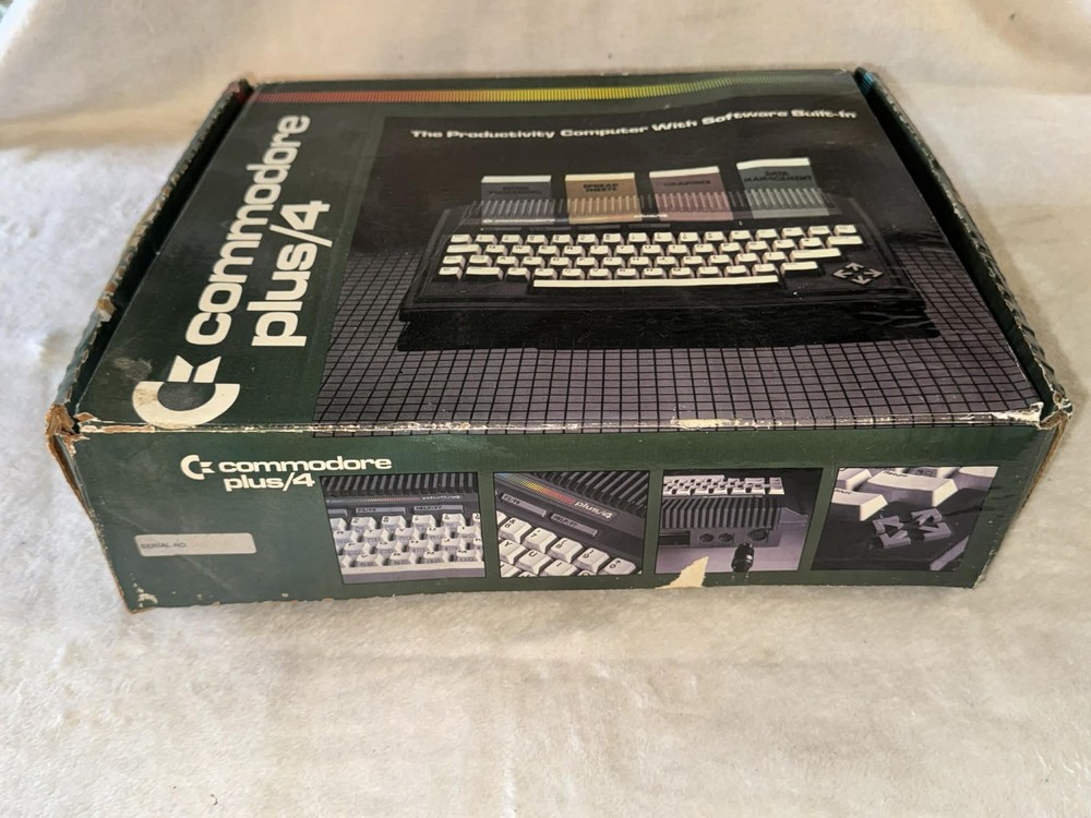 Commodore Plus/4 Computer Vintage System Power Tested Only Untested W/ Box