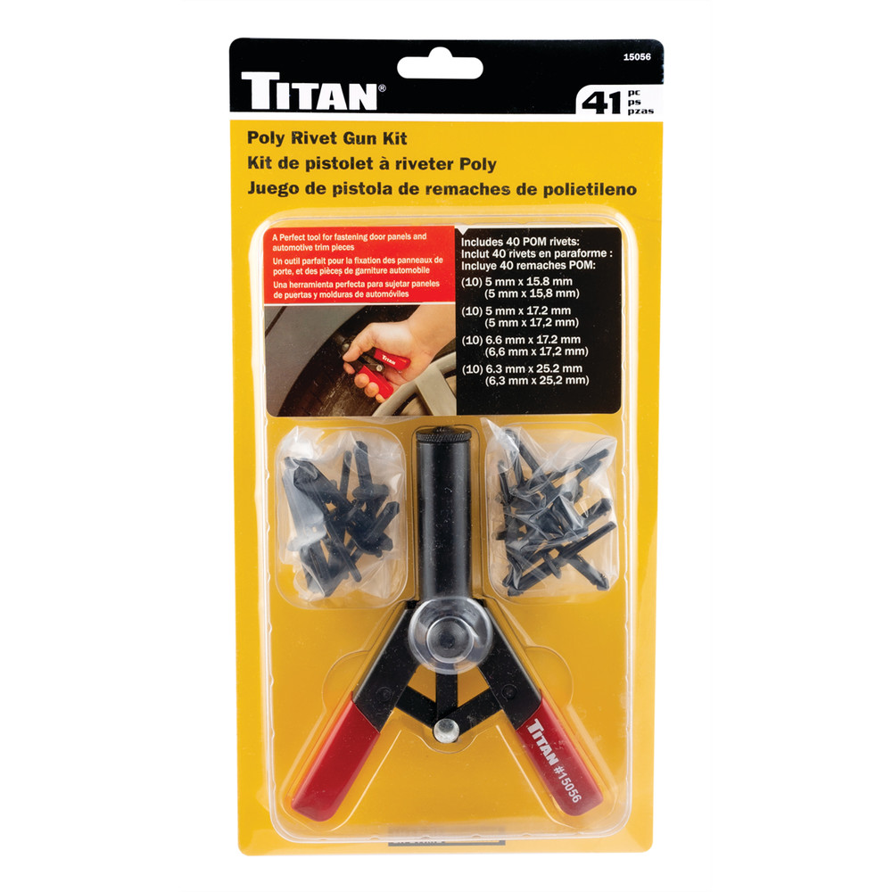 Titan 41 pc. Poly Rivet Gun Kit
