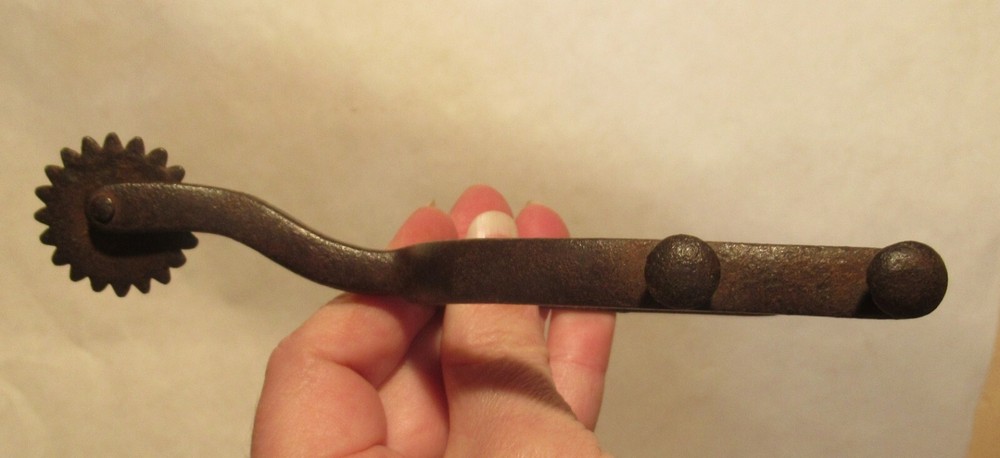 DOUBLE FIXED BUTTON Cowboy Spur - Western SINGLE SPUR - # 4