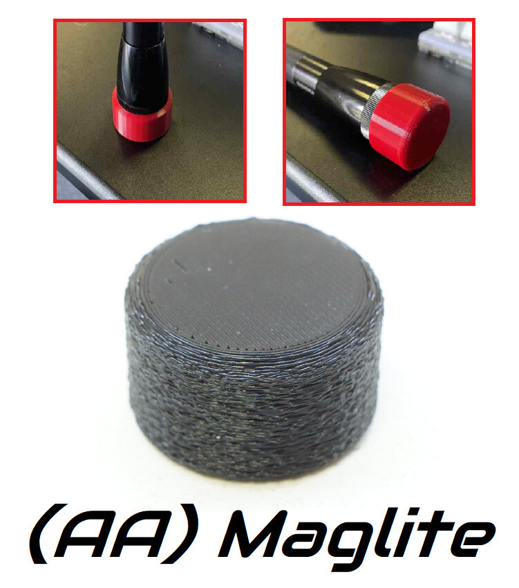 Protective Dust & Dirt Cover Cap for Mini Maglite (AA) LED Flashlight