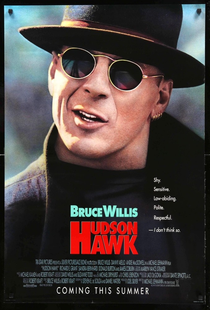 Hudson Hawk / Daniel Waters 1990 Movie Script Screenplay, Bruce Willis action