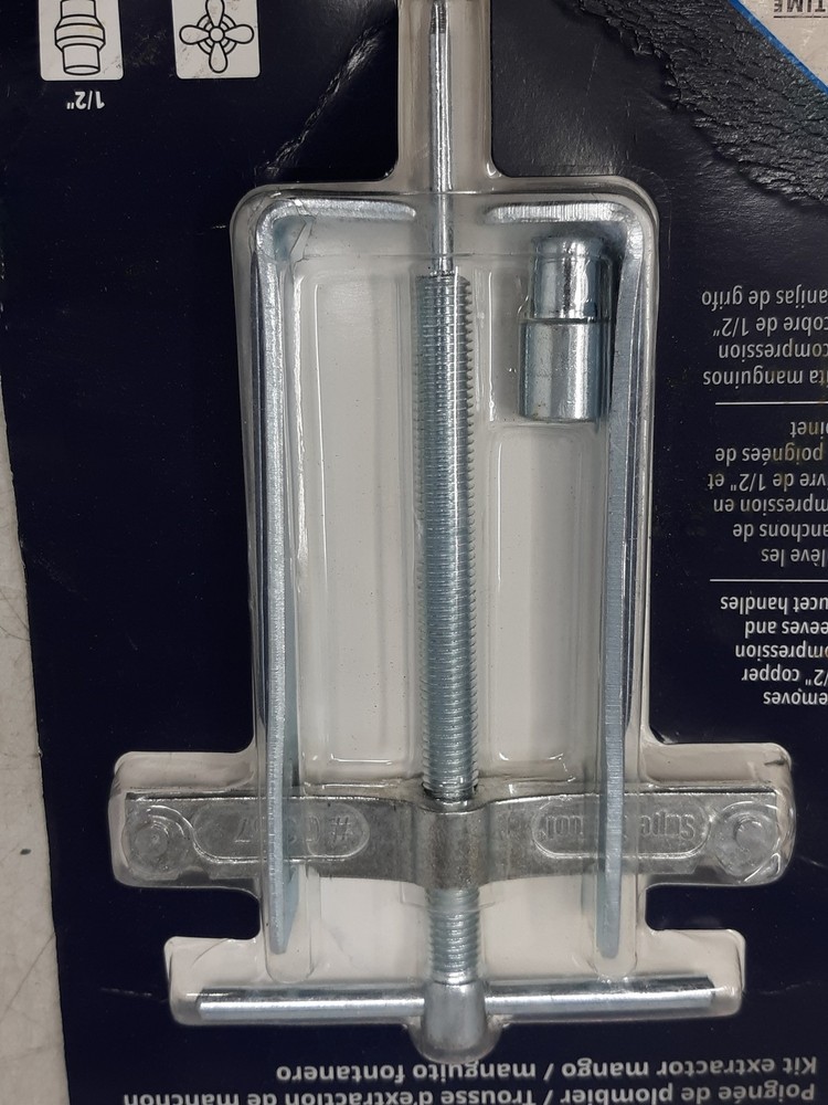 Superior Tool Plumber's Handle Sleeve Puller Kit 1/2" Copper Handle