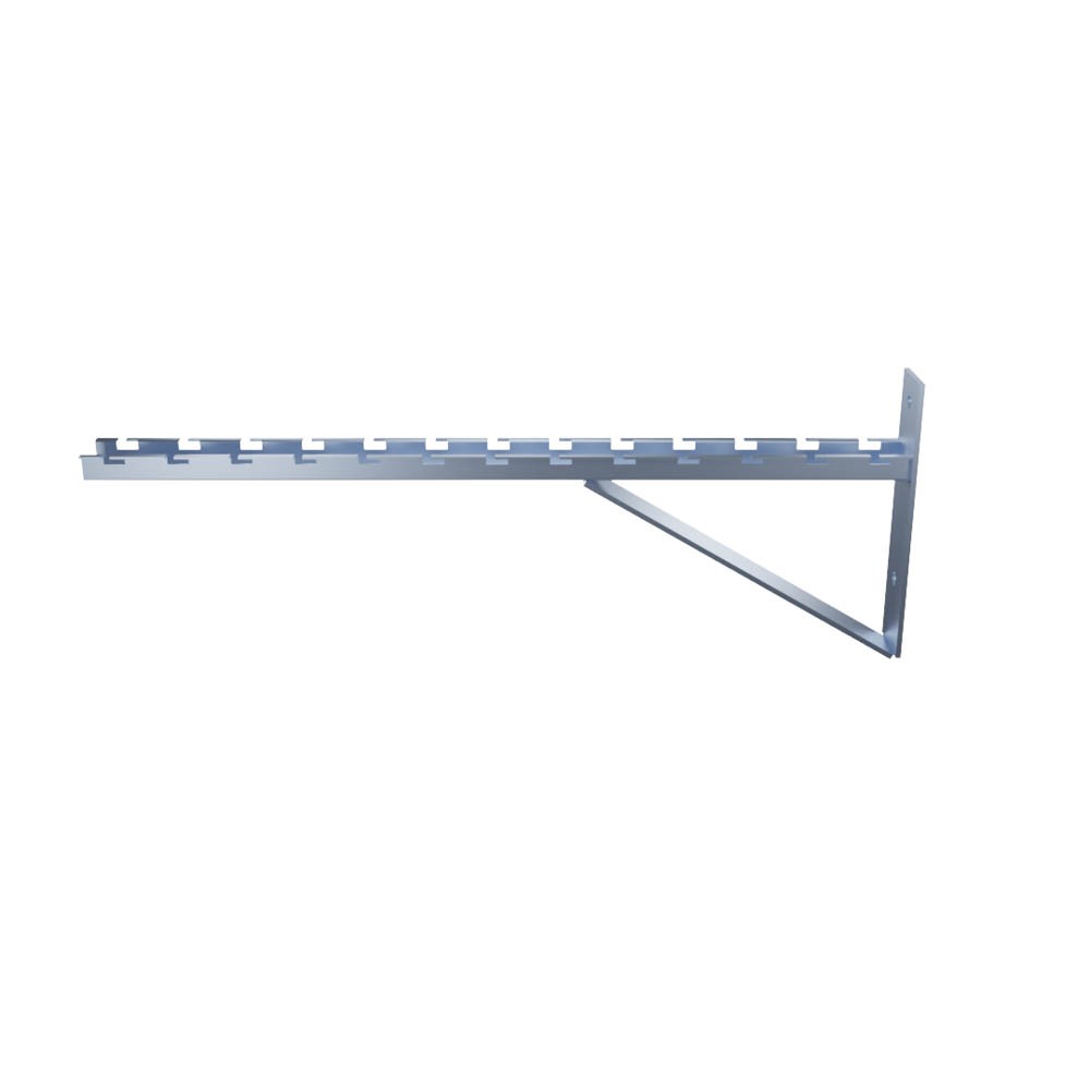 Electro Zinc Plated Wire Mesh Cable Tray bracket, Triangle, Wall Mount, 600mm ,