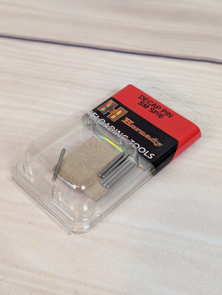 Hornady Reloading Tools Small Decapping Pin 6-Pack 060009 New