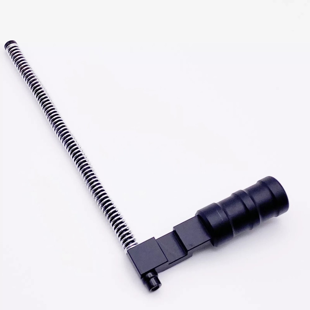 Ruger 10/22 Oversized Red Extended Bolt Handle Black