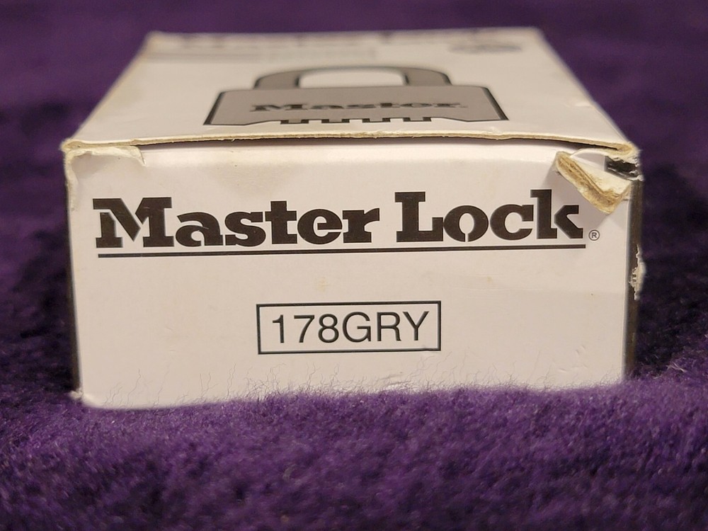 Master Lock Maximum Security Resettable Combination Padlock (178GRY)