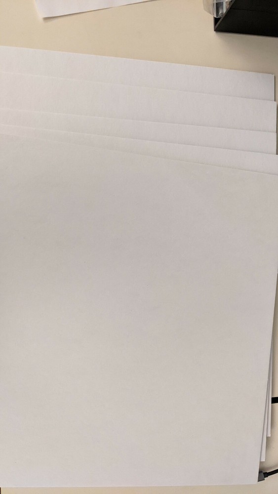 White Paper Chip Board