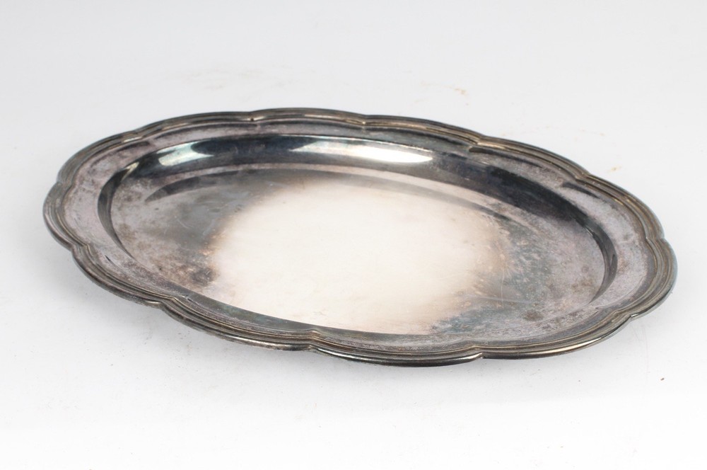 TIFFANY & Co - MAKERS, SILVER SOLDERED, SERVING PLATTER - 14 X 10 - NICE