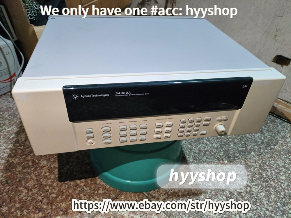 1 PCS Agilent 34980A multifunction switch data acquisition device/hyy