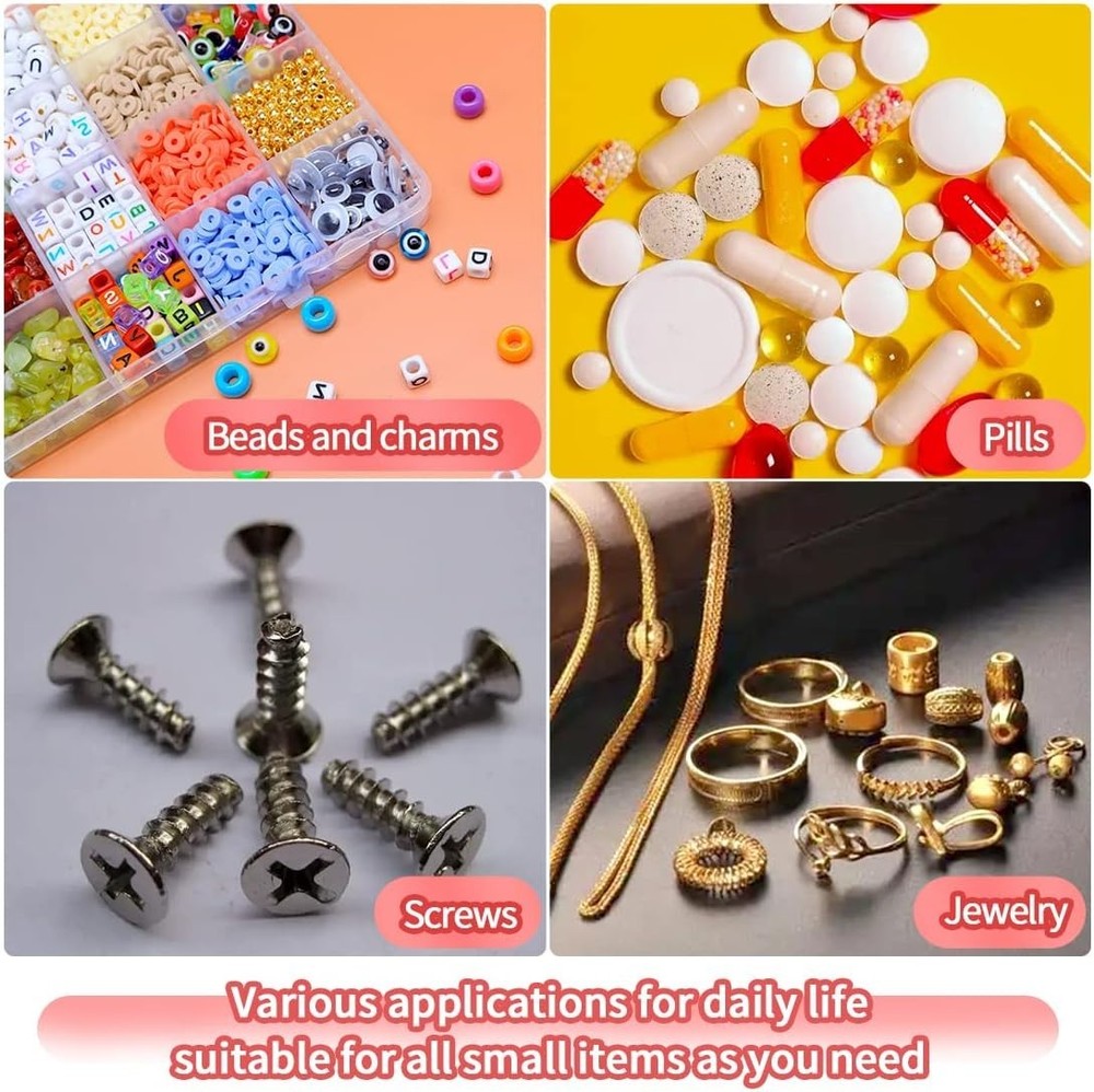 Organize Your Creativity: 28 Grids Bead Storage Box - Modern Craft Solution