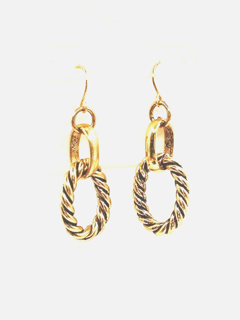 Premier Designs 'LINKED-IN, GOLD' Earrings