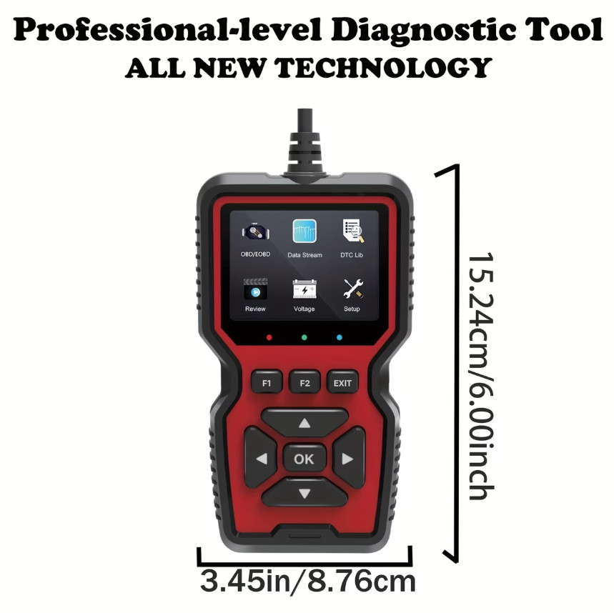 Automotive OBD2 Scanner Tool OBD Code Reader Car Diagnostic Check Engine Fault