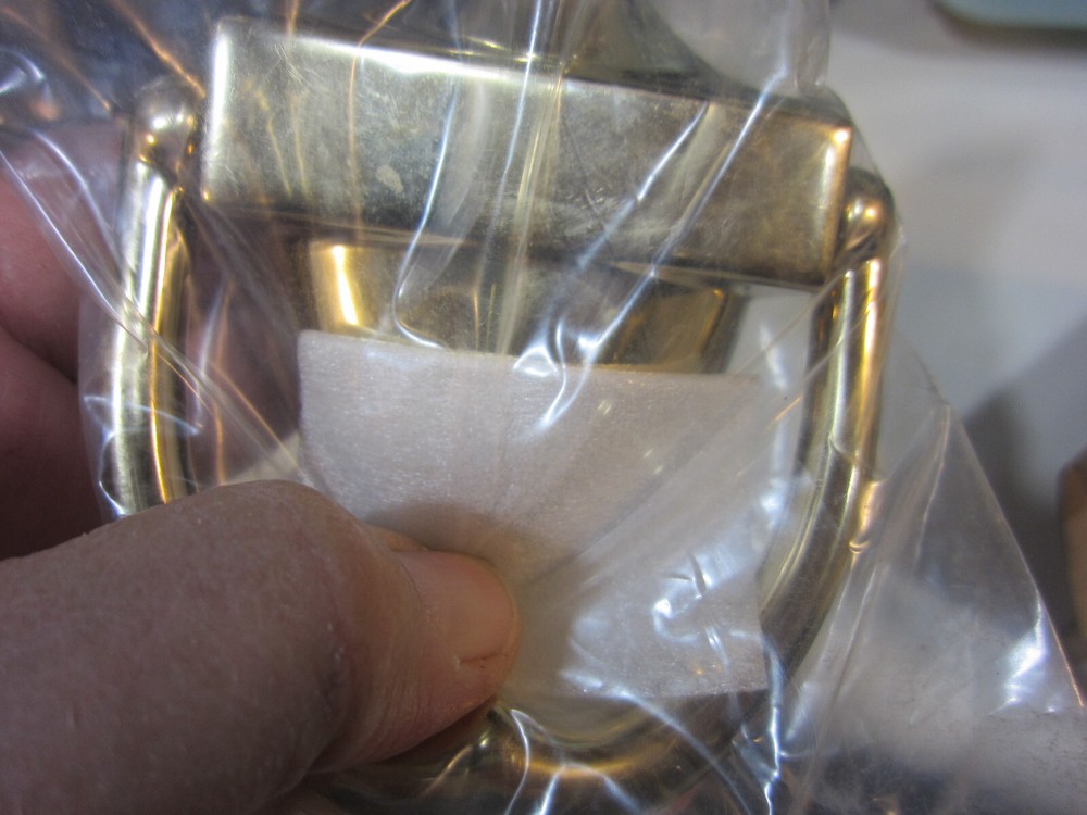 Baldwin Polished Forged Solid Brass Door Knocker #0102-003