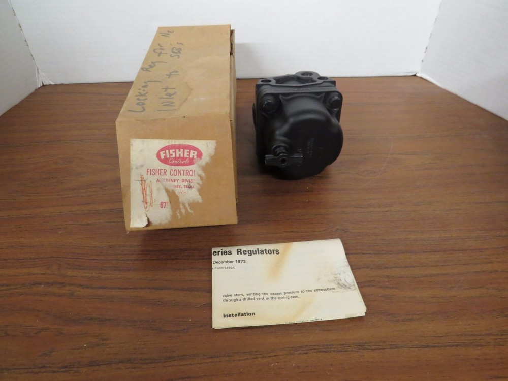 + Fisher Controls Pressure Regulator Type 67F R224 250 Max Inlet Pressure