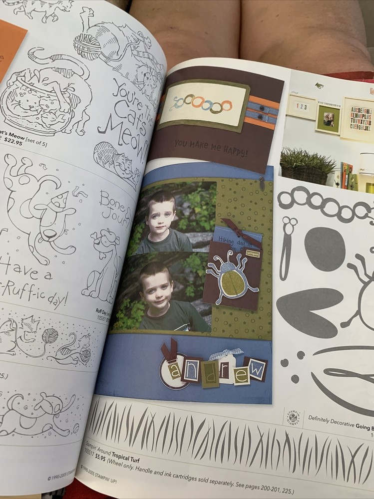 stampin up idea book catalog