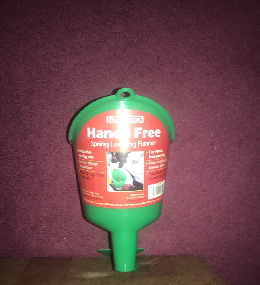 FloTool Hands Free Spring Locking Funnel New!!