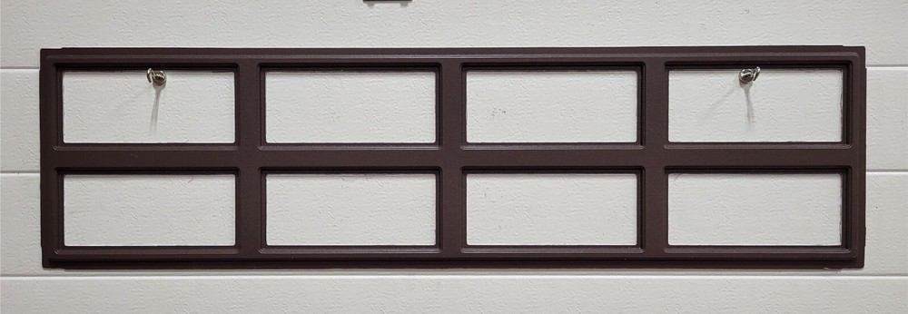 STOCKTON 612 CHOCOLATE Replacement Window Inserts/LONG Panel HOLMES Garage Doors