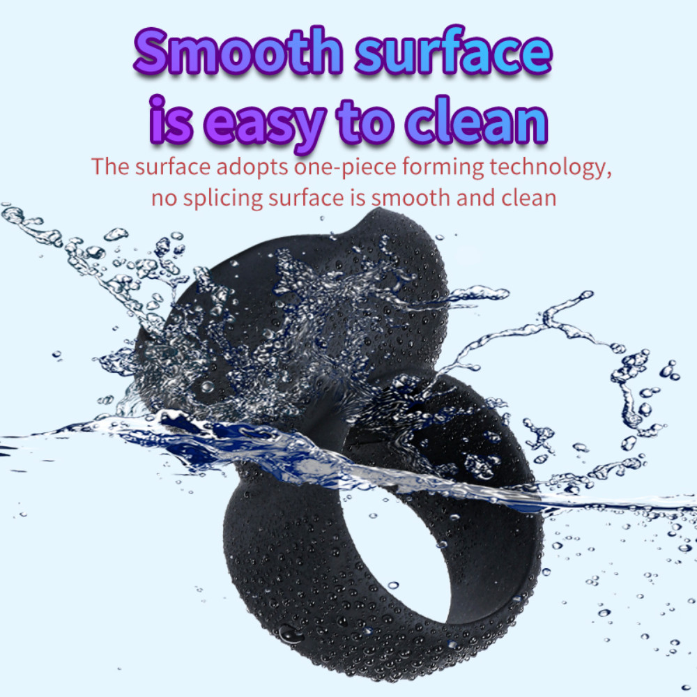 Silicone Ball Stretcher Enhancer Squeeze Scrotum Testicle Ring Delay Ejaculation