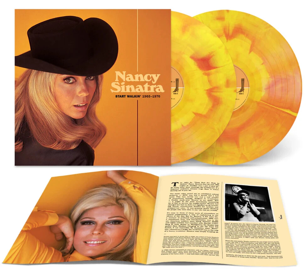 NANCY SINATRA - Start Walkin' 1965-1976, Ltd 2LP COLORED VINYL Gatefold + Book
