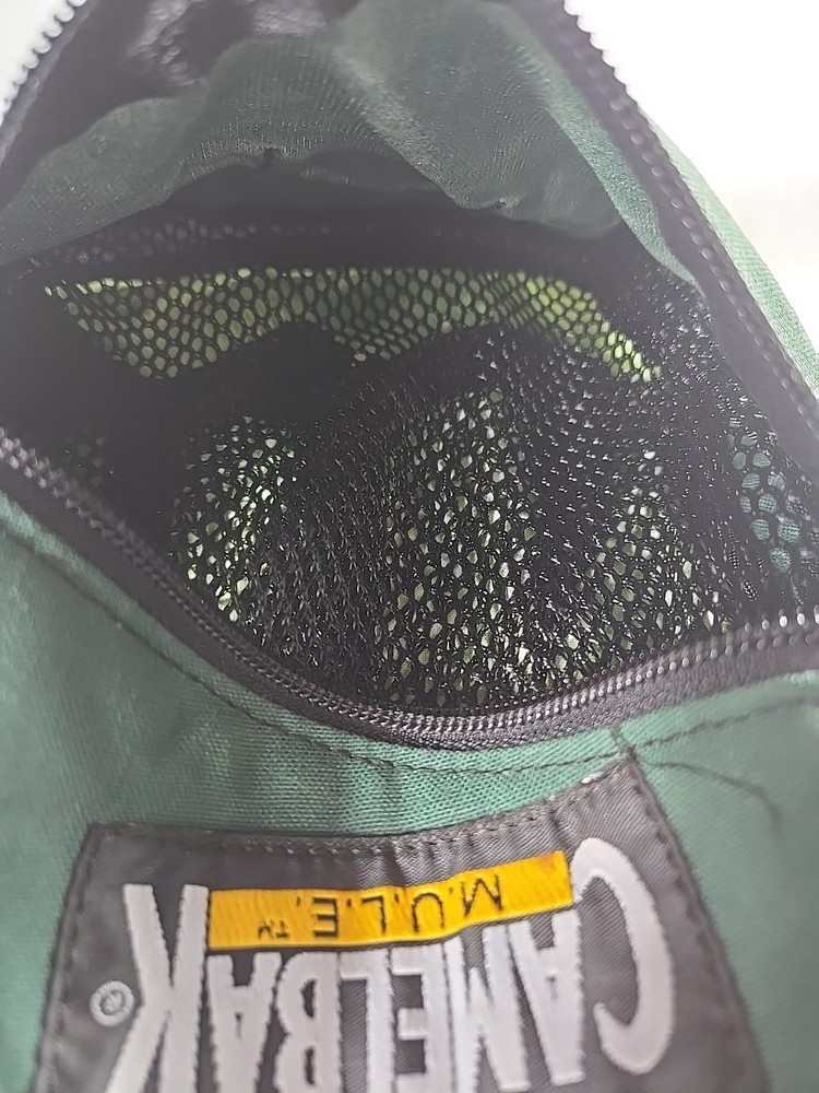 Camelbak M.U.L.E Hydration Hiking Biking Backpack Green/Black/Gray With Bladder
