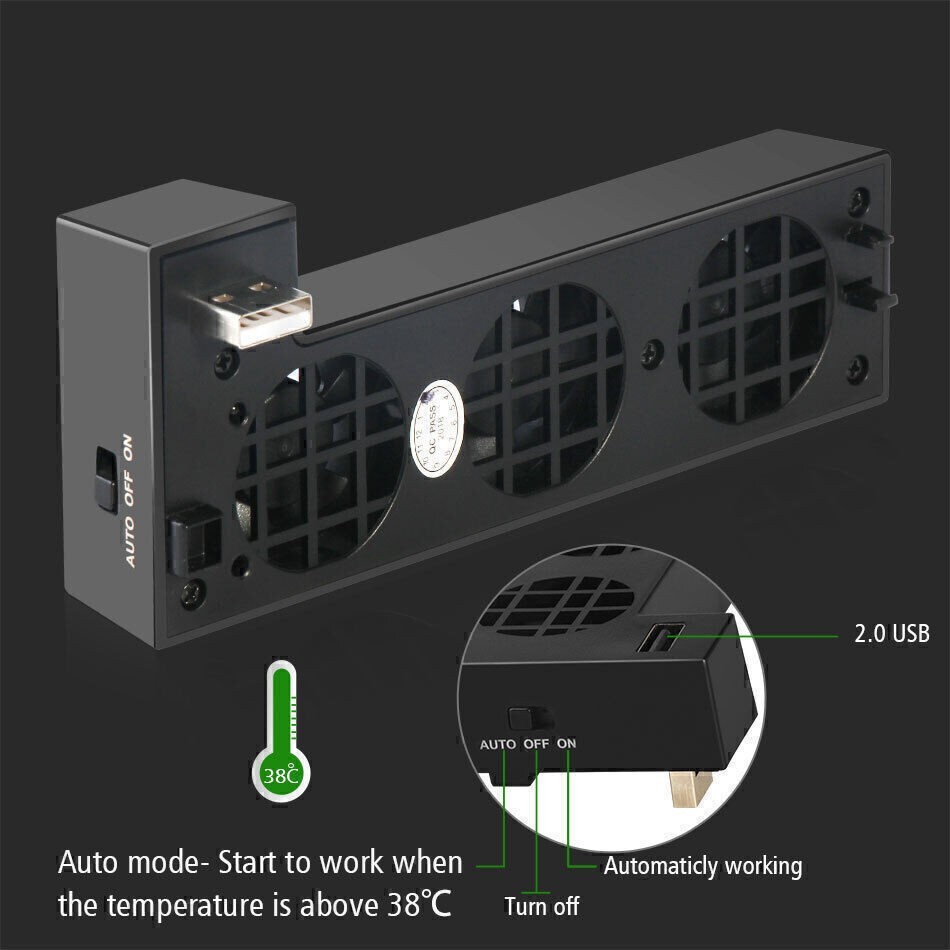 Main engine Rear temperature controlled fan For XBOX ONE X Console Accessories #