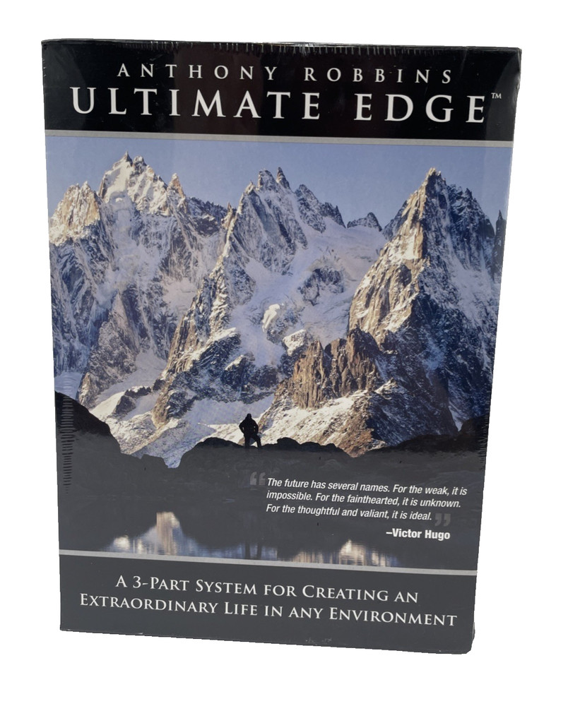 ANTHONY ROBBINS ULTIMATE EDGE CD DVD