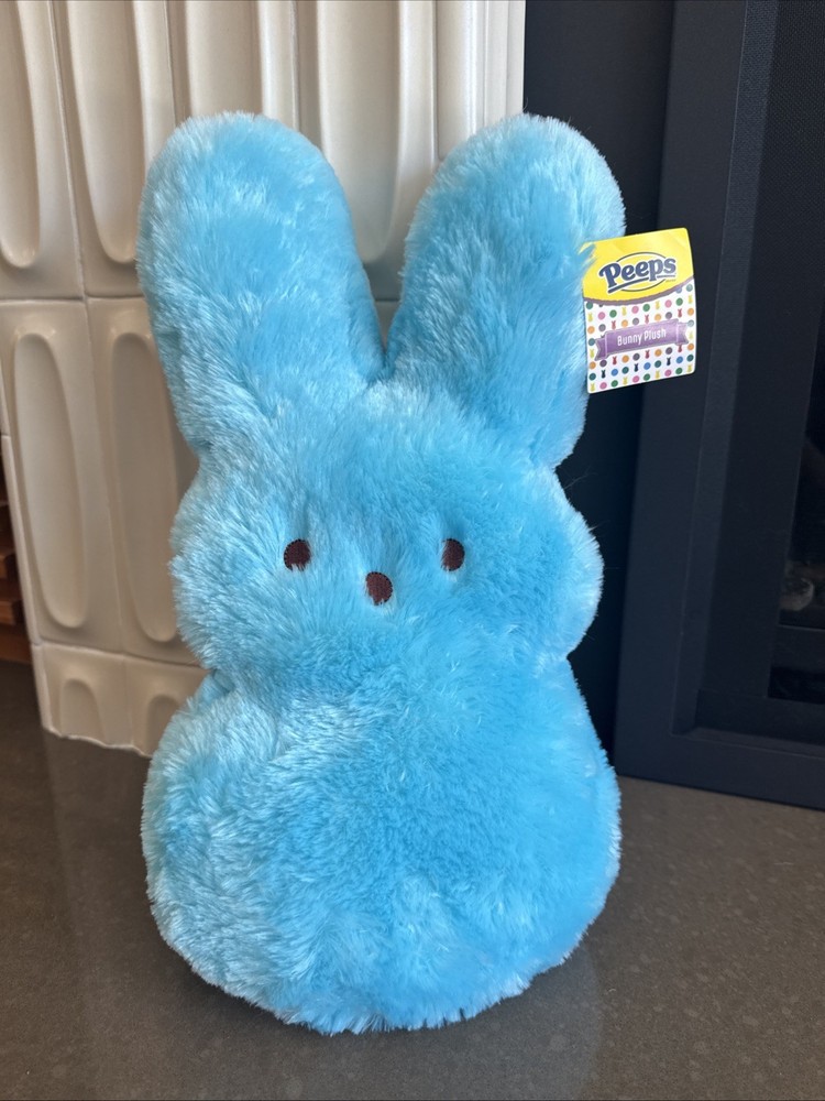 Peeps Bunny Plush Blue 16"