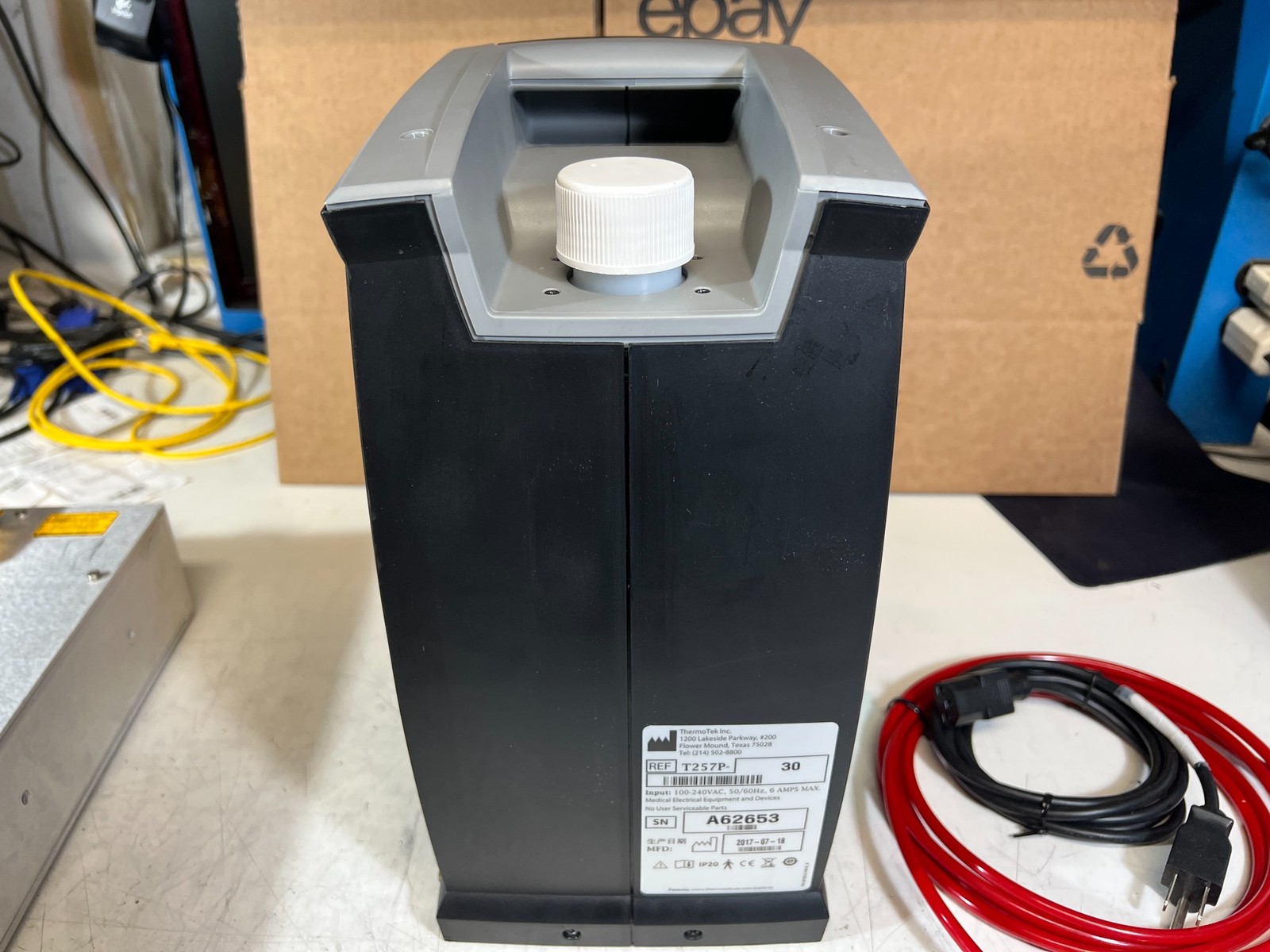 ThermoTek T257P-30 240W Solid State Recirculating Chiller/Heater Cleaned/Tested