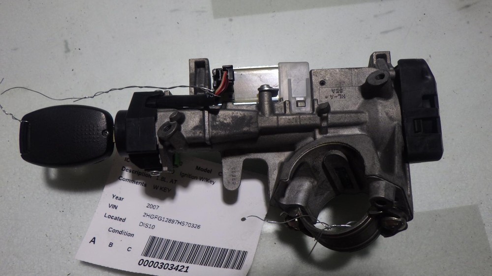 07 HONDA CIVIC Ignition W/Key