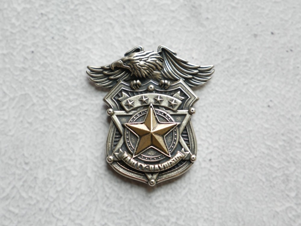 Harley-Davidson Solid Metal Eagle Badge